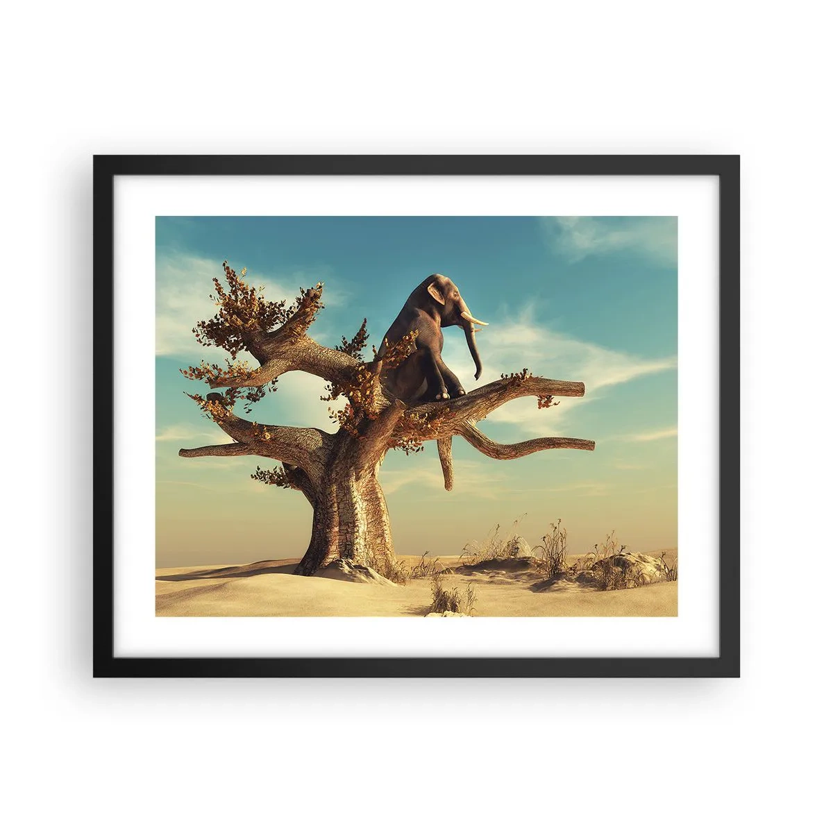 Poster in cornice nera - Nuovo punto di vista - 50x40 cm