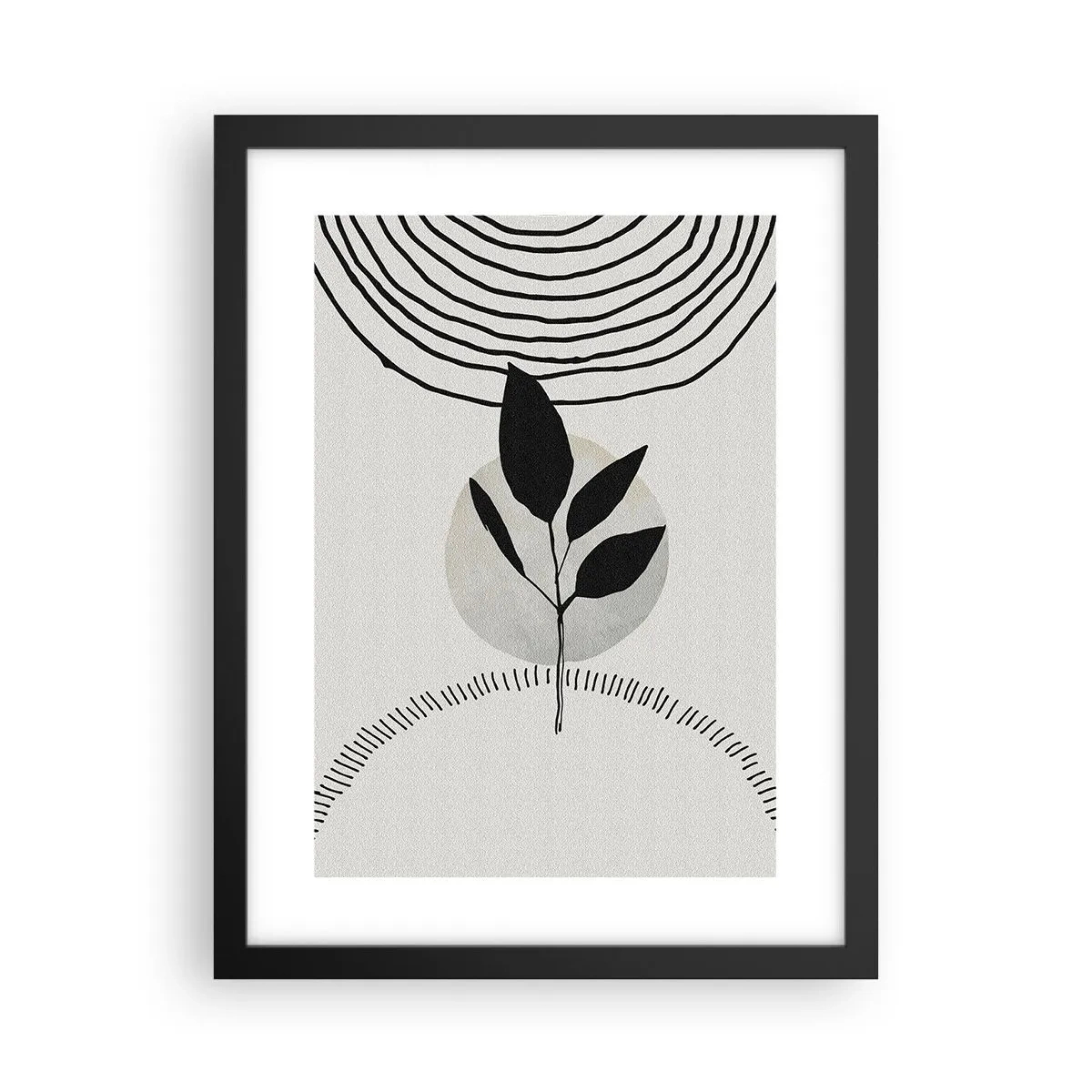 Poster in cornice nera - Composizione: i rituali della natura - 30x40 cm
