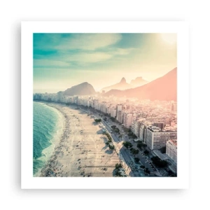 Poster - Vacanze senza fine a Rio - 50x50 cm