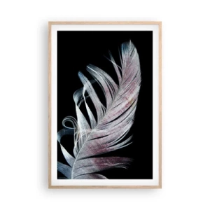 Poster in cornice rovere chiaro - Pensa al tocco - 61x91 cm