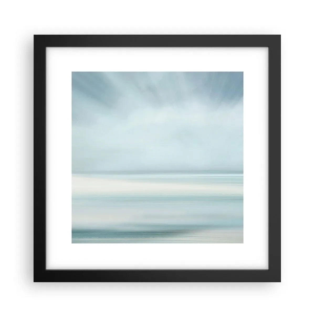 Poster in cornice nera - Pace fino all'orizzonte - 30x30 cm