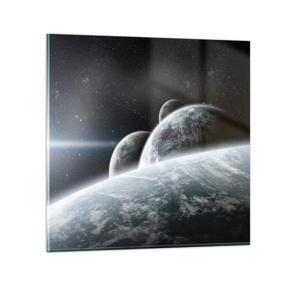 Quadro su vetro - La musica delle sfere celesti - 70x70 cm