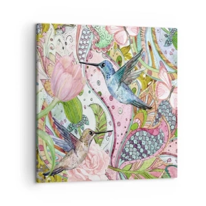 Quadro su tela - Stampe su Tela - Intrecciate nei rami - 60x60 cm