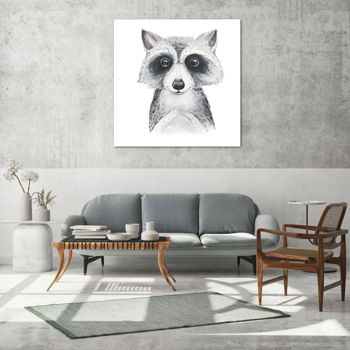 Quadro su vetro - Un attimo di commozione - 50x50 cm