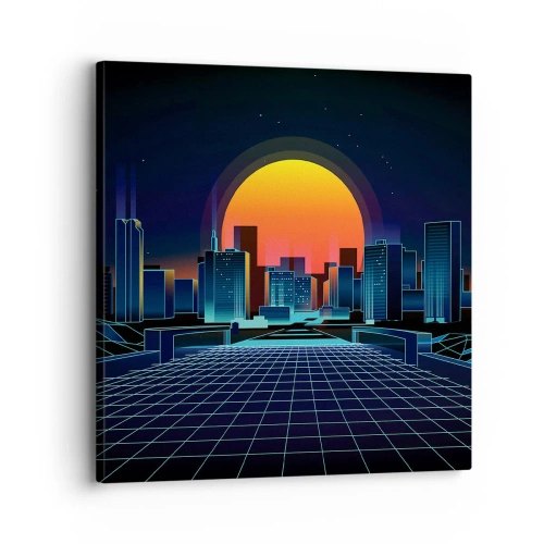 Quadro su tela - Stampe su Tela - Davvero vuoi tornare al mondo reale? - 30x30 cm