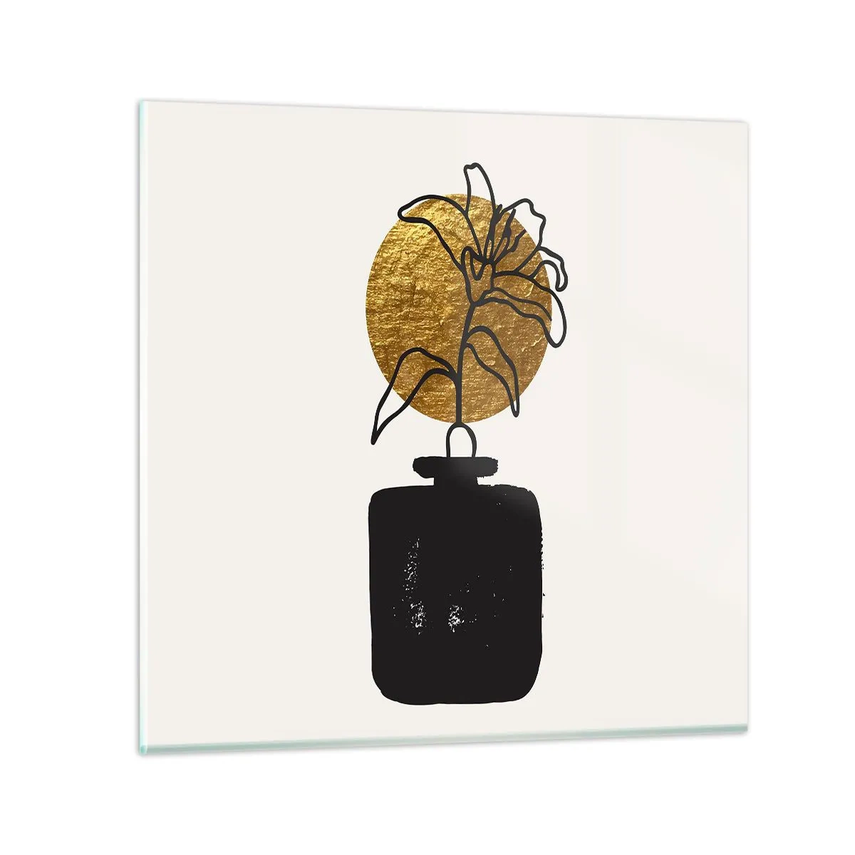 Quadro su vetro - Bellezza a peso d'oro - 30x30 cm