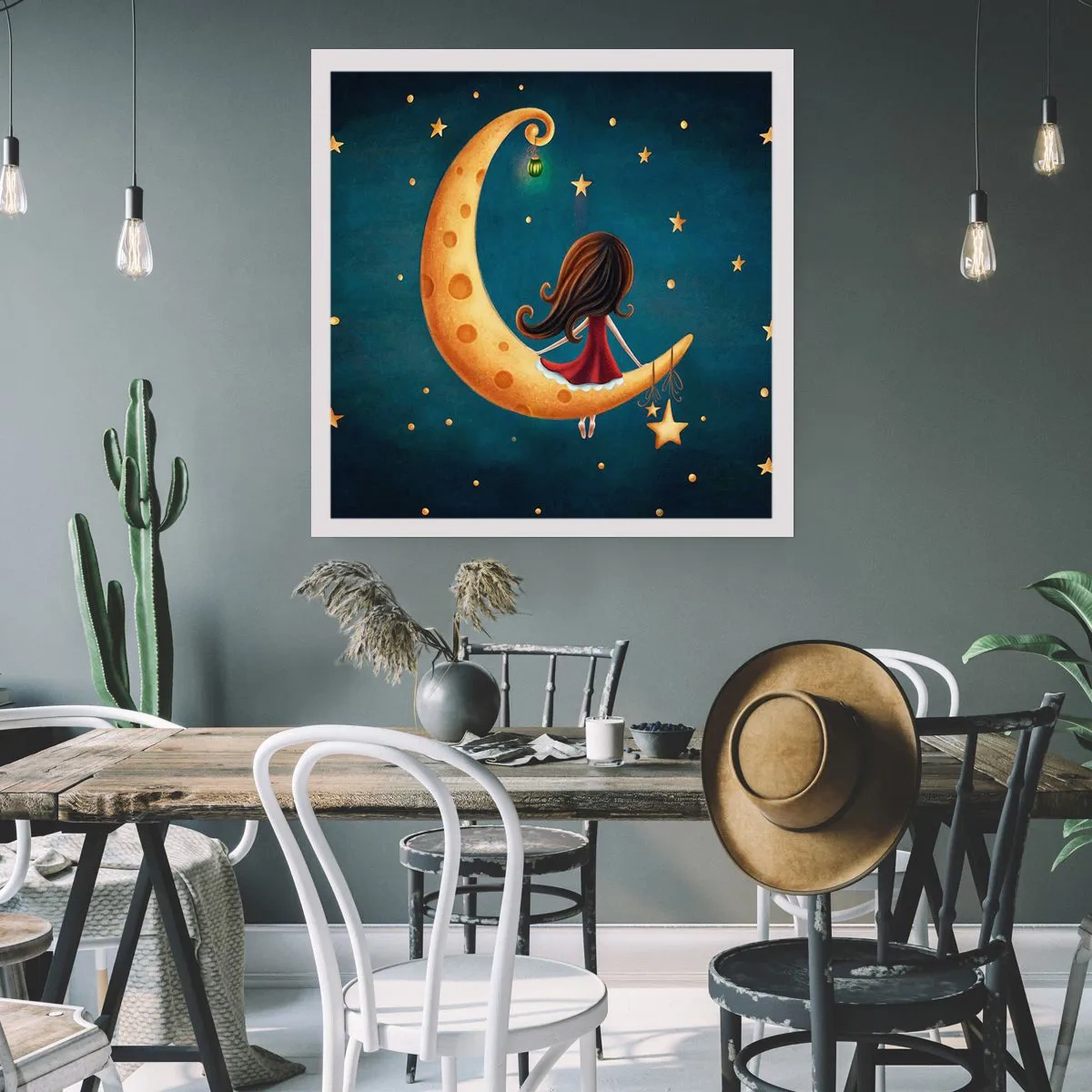 Poster - Una volta... - 40x40 cm