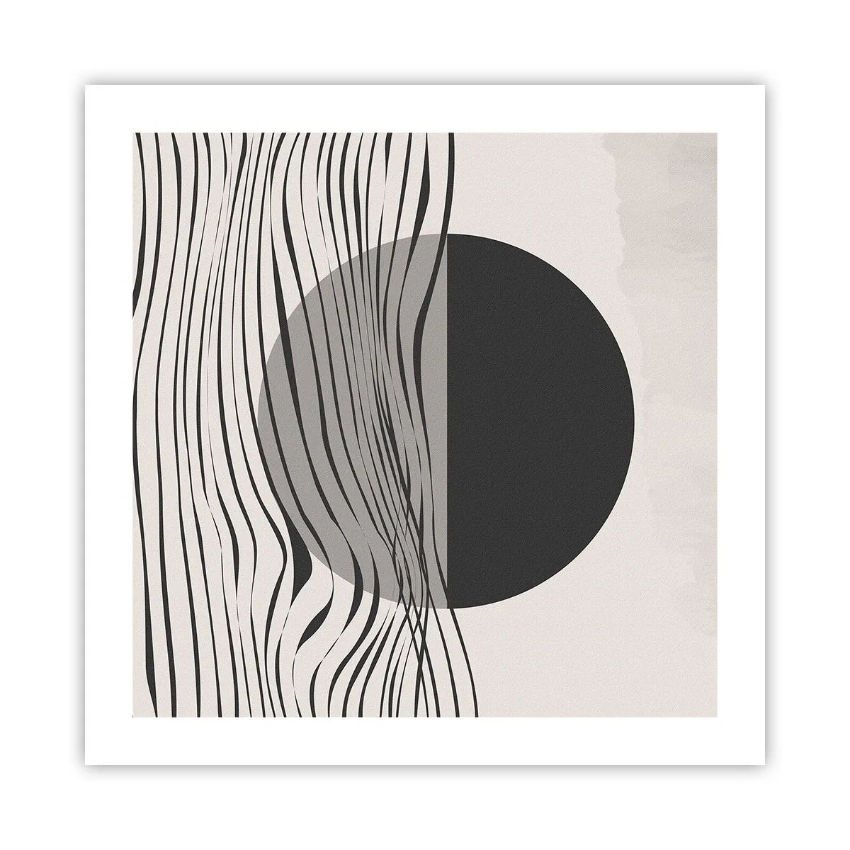 Poster - Composizione a metà - 50x50 cm