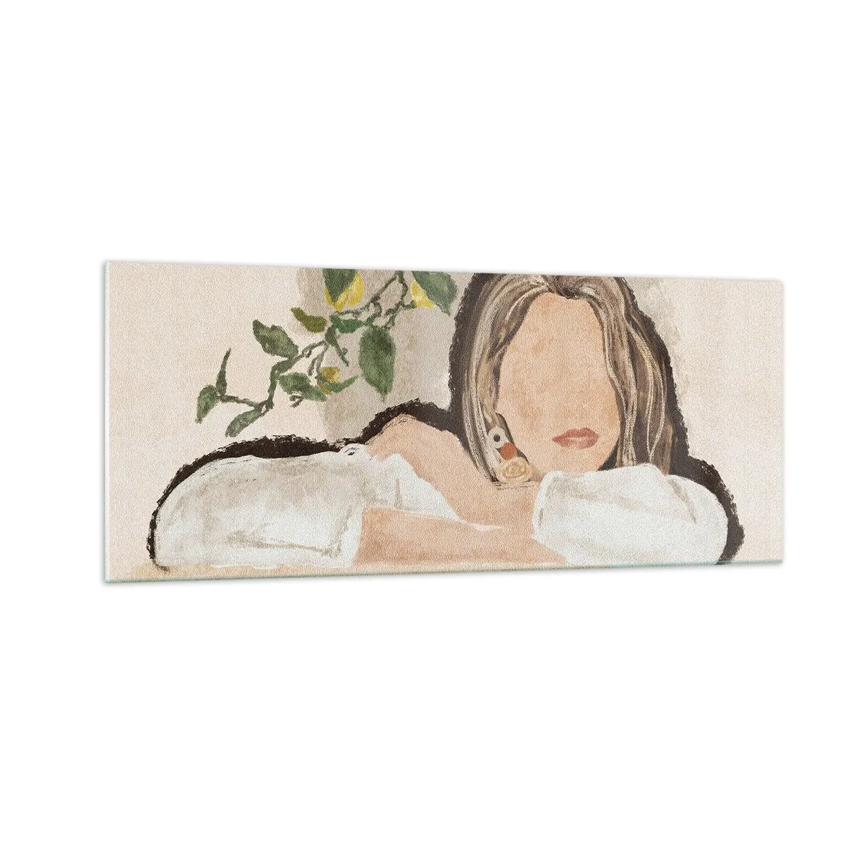 Quadro su vetro - Bellezza del sud - 100x40 cm