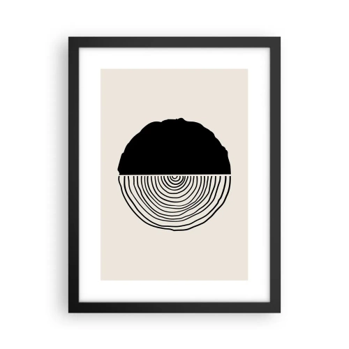 Poster in cornice nera - A metà - 30x40 cm