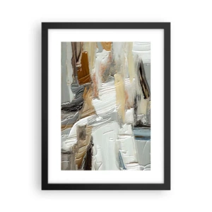 Poster in cornice nera - Strati colorati - 30x40 cm