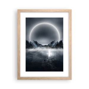 Poster in cornice rovere chiaro - La fine del racconto - 30x40 cm