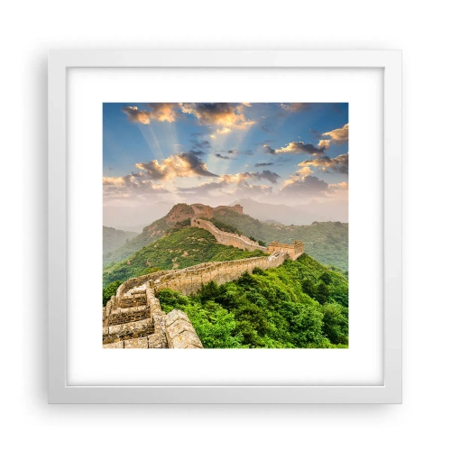 Poster in cornice bianca - La grandezza che non passa mai - 30x30 cm