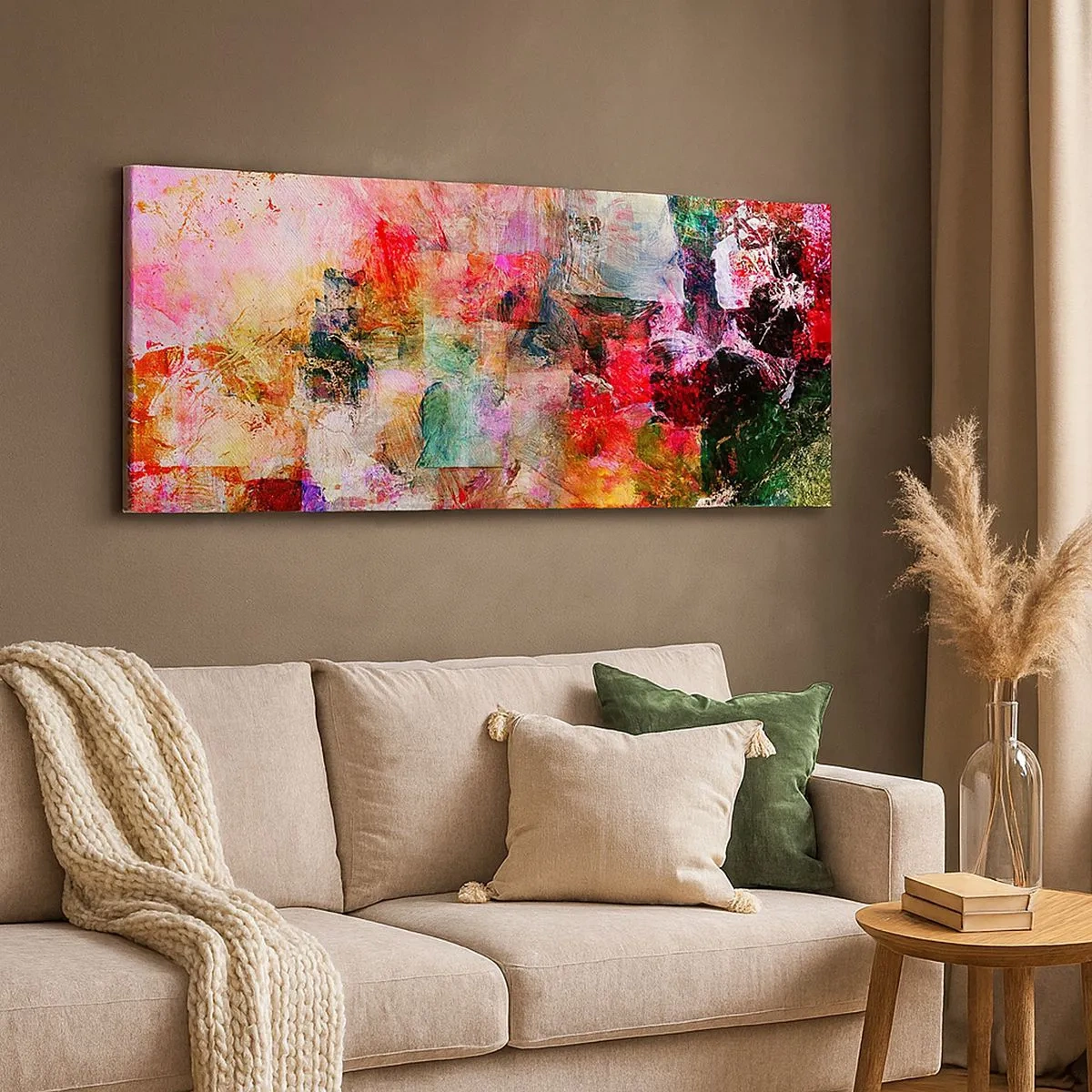 Quadro su tela - Stampe su Tela - Viaggio attraverso le rose - 100x40 cm