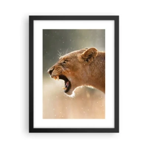 Poster in cornice nera - Prova a non ascoltare - 30x40 cm