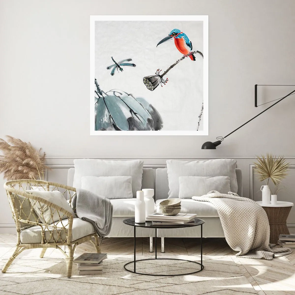 Poster - La vita del prato - 60x60 cm