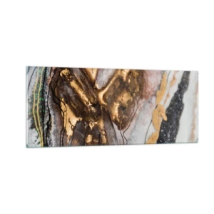 Quadro su vetro - L'elemento della terra - 100x40 cm