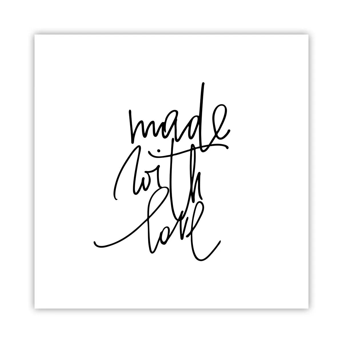 Poster - La migliore marca - 30x30 cm
