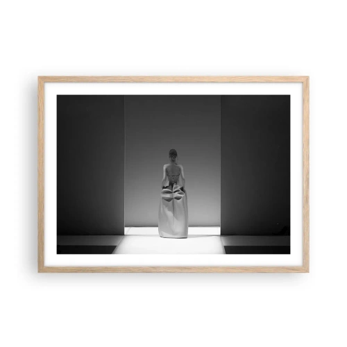 Poster in cornice rovere chiaro - Semplicità raffinata - 70x50 cm