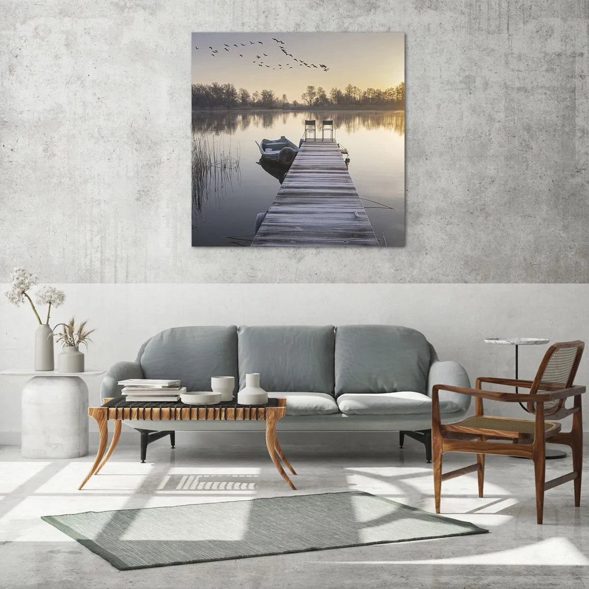 Quadro su vetro - Tornerò un giorno - 30x30 cm