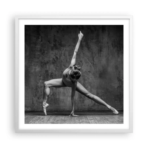 Poster in cornice bianca - Ideale di equilibrio - 60x60 cm