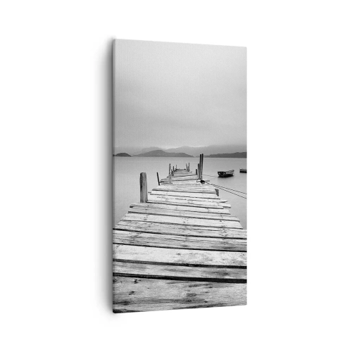 Quadro su tela - Stampe su Tela - Dietro i monti, dietro i mari - 55x100 cm