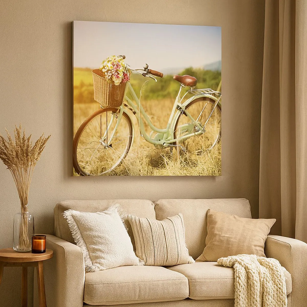 Quadro su tela - Stampe su Tela - Resto qui un attimo - 30x30 cm