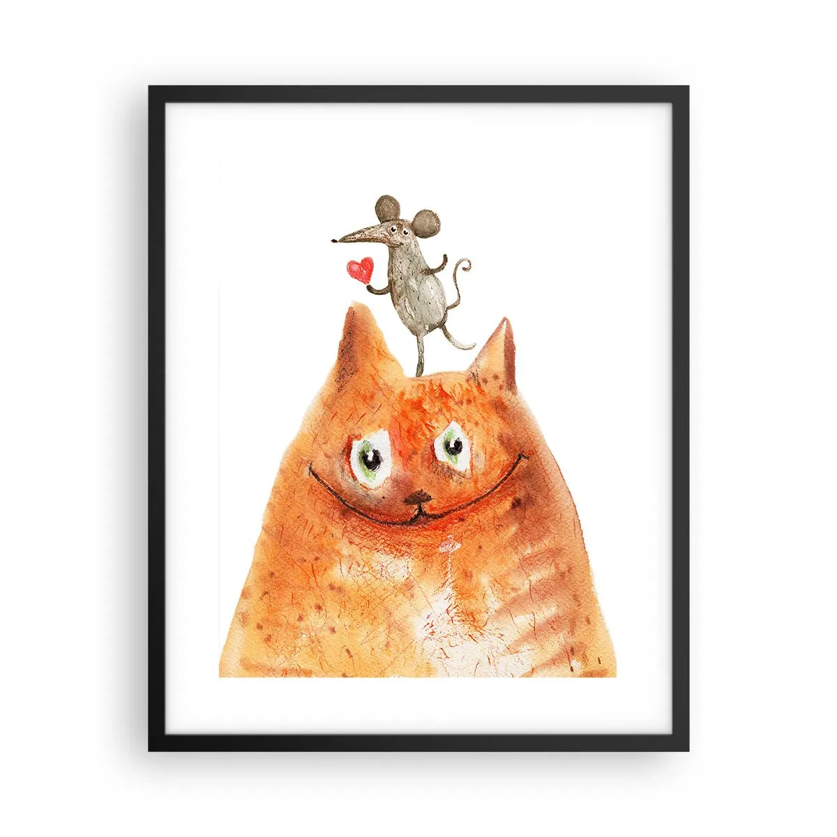 Poster in cornice nera - I paradossi dell'amore - 40x50 cm