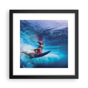 Poster in cornice nera - La profondità della gioia - 30x30 cm