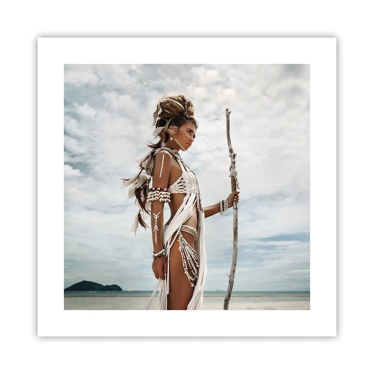 Poster - La regina dei tropici - 40x40 cm