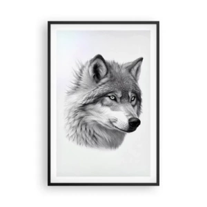 Poster in cornice nera - Alfa, senza dubbio - 61x91 cm