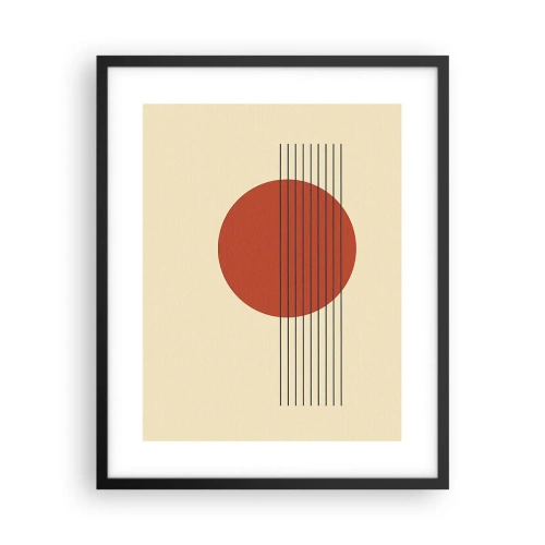 Poster in cornice nera - Nel cerchio e oltre - 40x50 cm