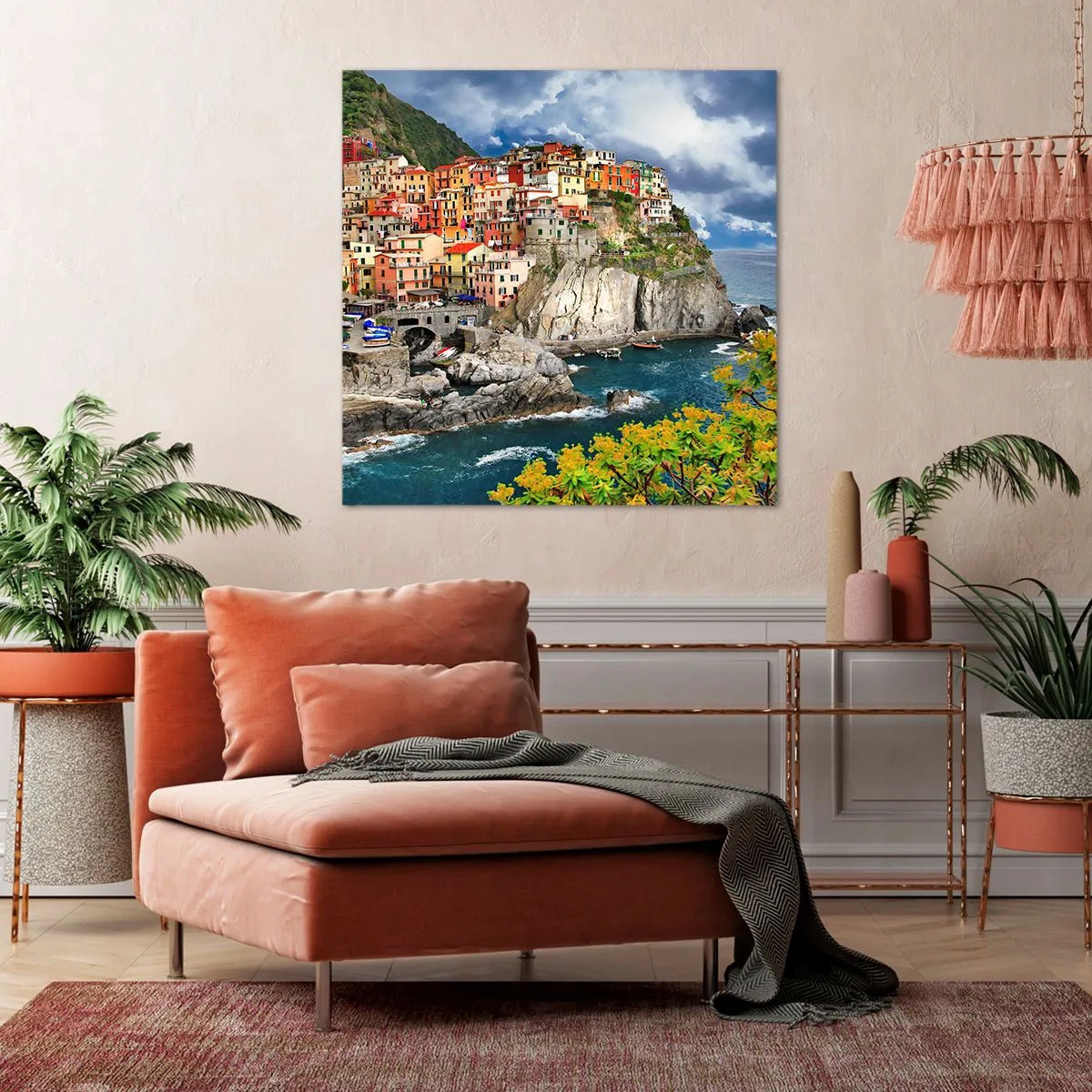 Quadro su tela - Stampe su Tela - Aggrappate alla roccia - 40x40 cm