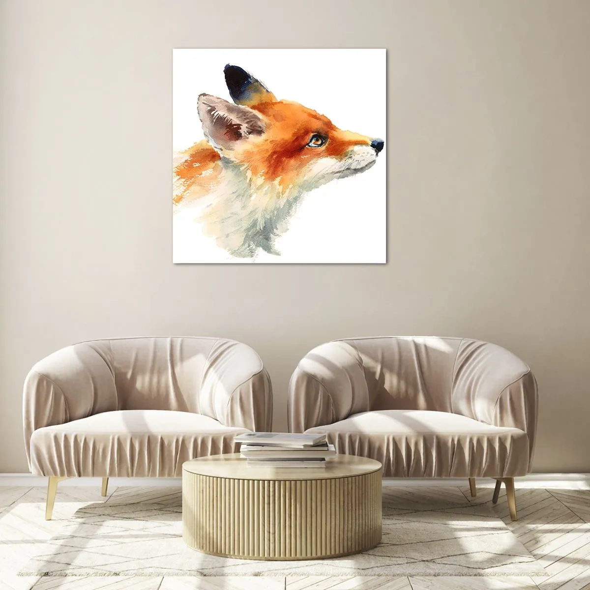 Quadro su vetro - La prudenza non è mai troppa - 50x50 cm