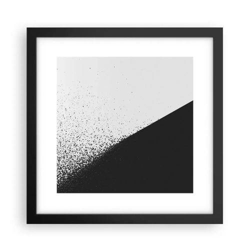 Poster in cornice nera - Più veloce, sempre di più - 30x30 cm