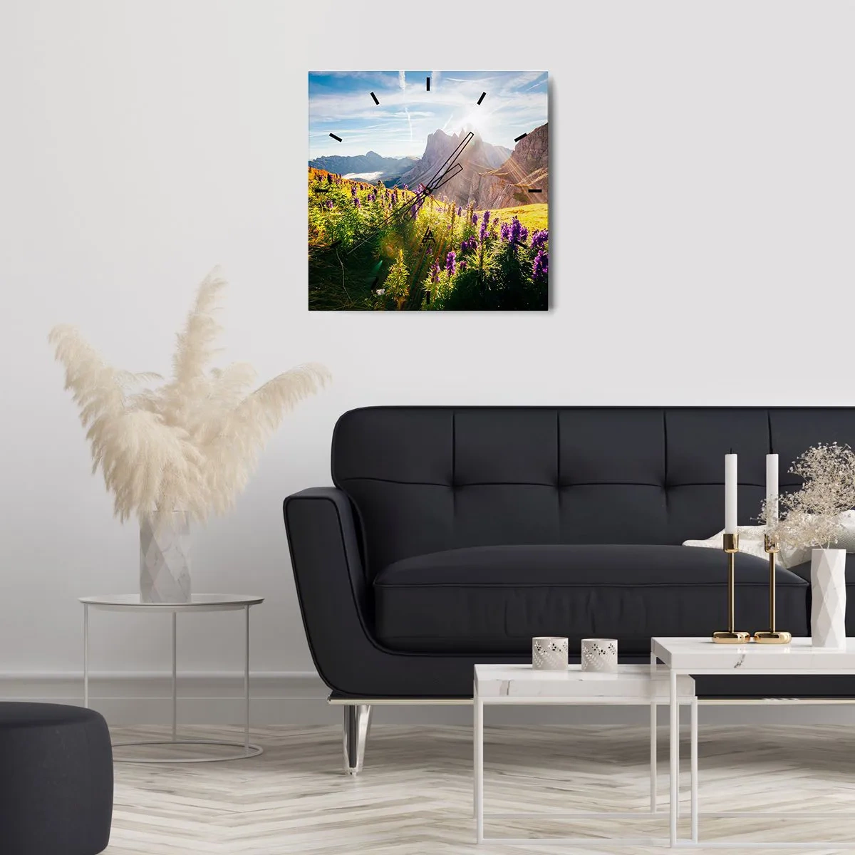 Orologio da parete - Orologio in Vetro - La vita segreta delle erbe - 40x40 cm