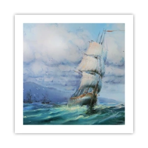 Poster - Con il vento in favore - 50x50 cm