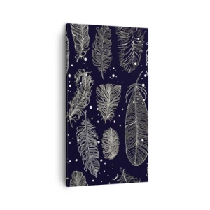 Quadro su tela - Stampe su Tela - Pizzo piumato - 45x80 cm