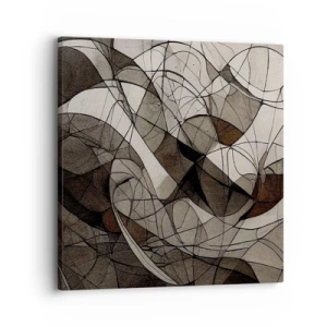 Quadro su tela - Stampe su Tela - La circolazione dei colori della terra - 30x30 cm