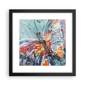 Poster in cornice nera - Dipinto dalla natura - 30x30 cm