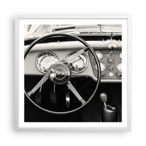 Poster in cornice bianca - Il sogno del collezionista - 60x60 cm