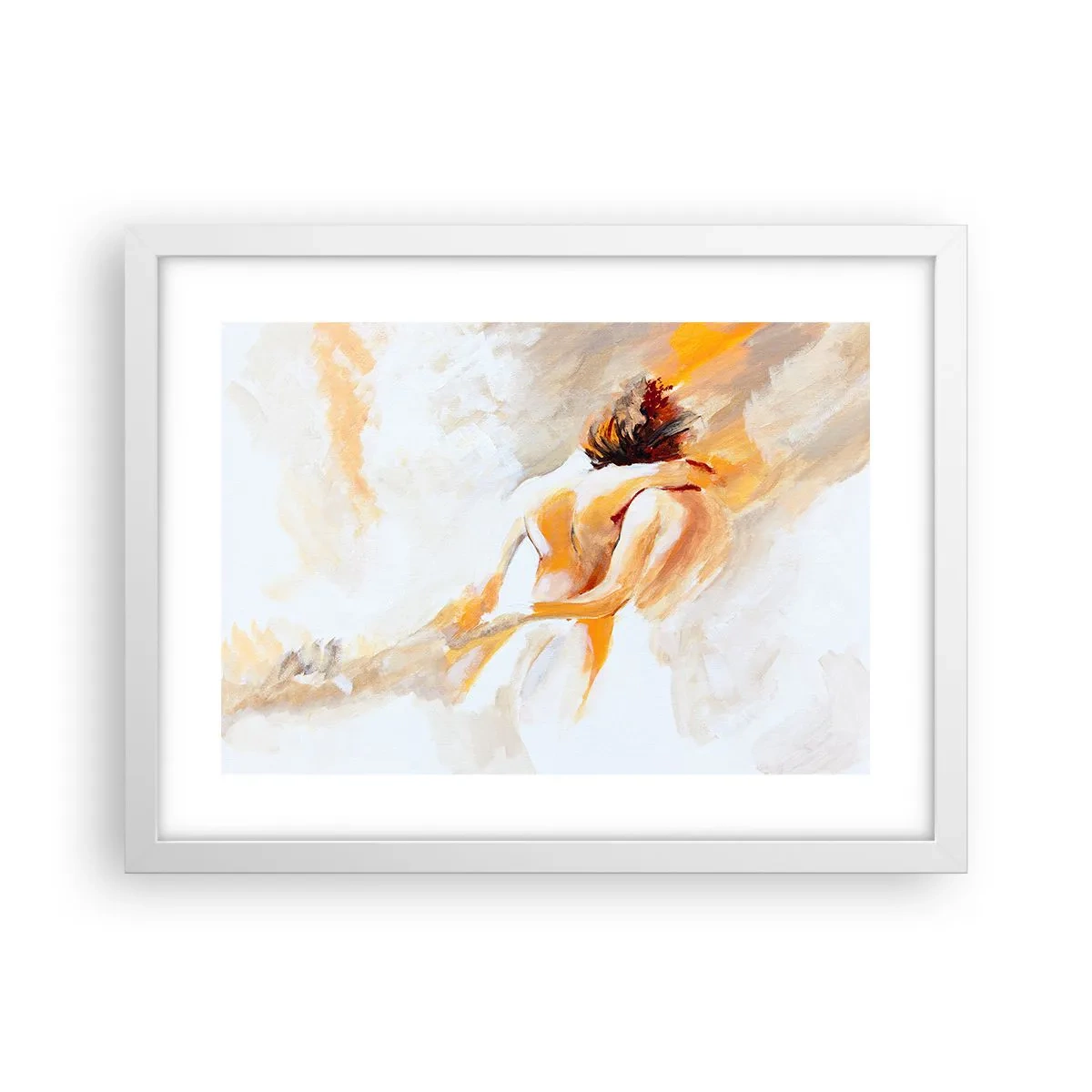 Poster in cornice bianca - Nel cielo dell'intimità - 40x30 cm