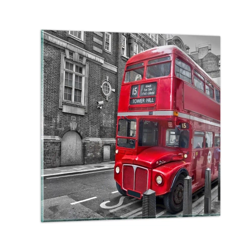 Quadro su vetro - Sempre lo stesso - 30x30 cm