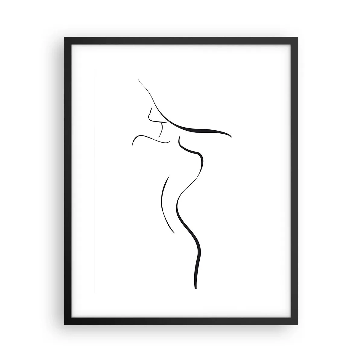 Poster in cornice nera - Inafferrabile come un'onda - 40x50 cm