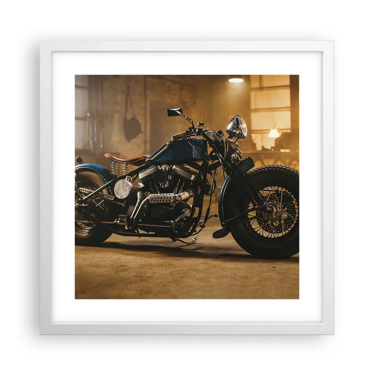 Poster in cornice bianca - Posso tutto - 40x40 cm