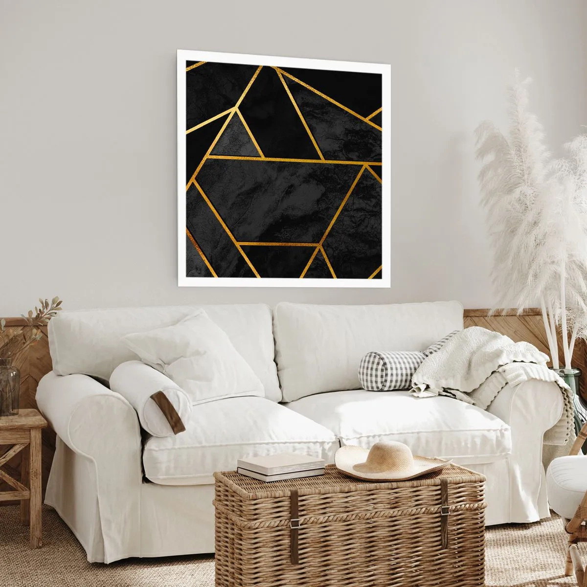 Poster - Oscurità e luce - 40x40 cm