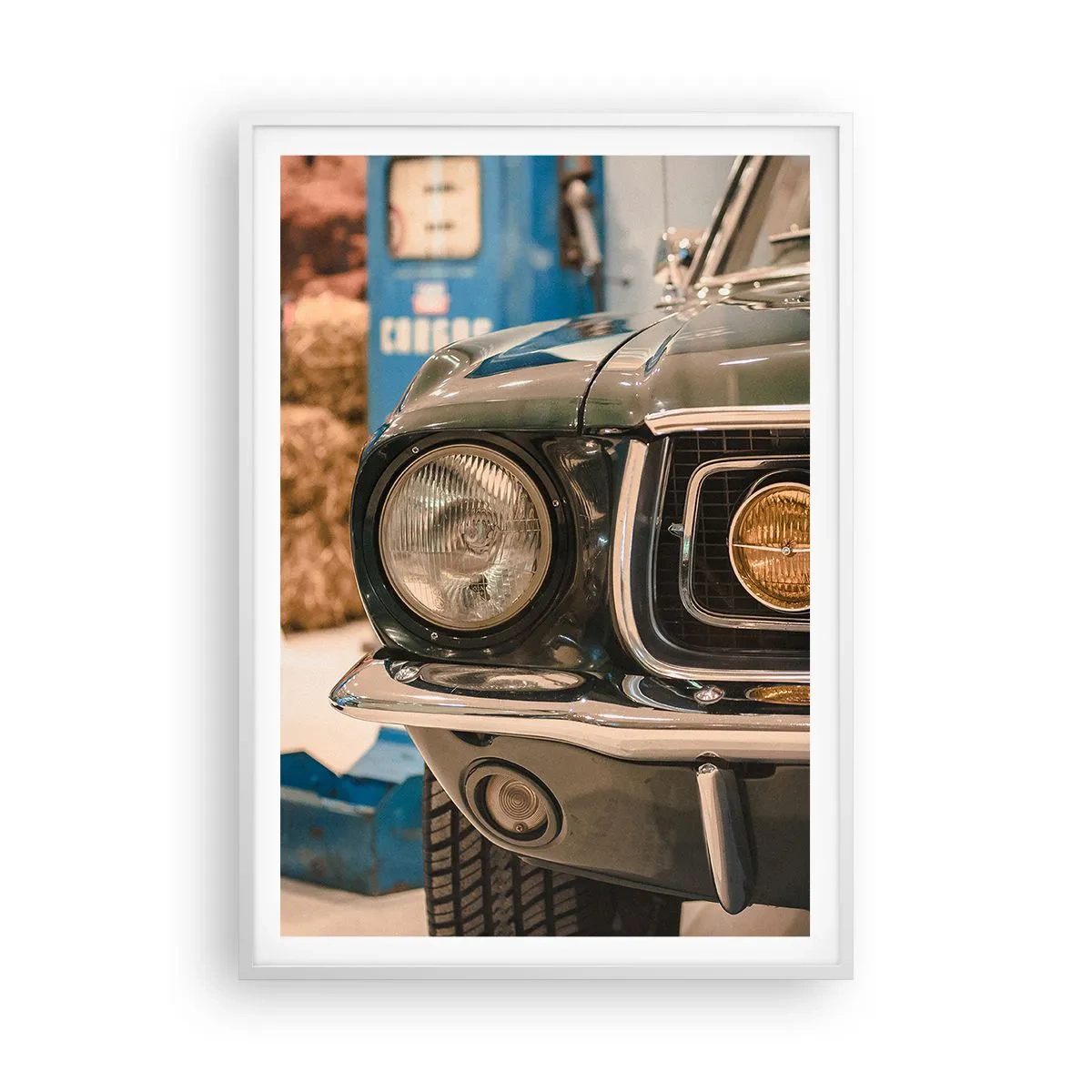 Poster in cornice bianca - Incontro con la leggenda - 70x100 cm