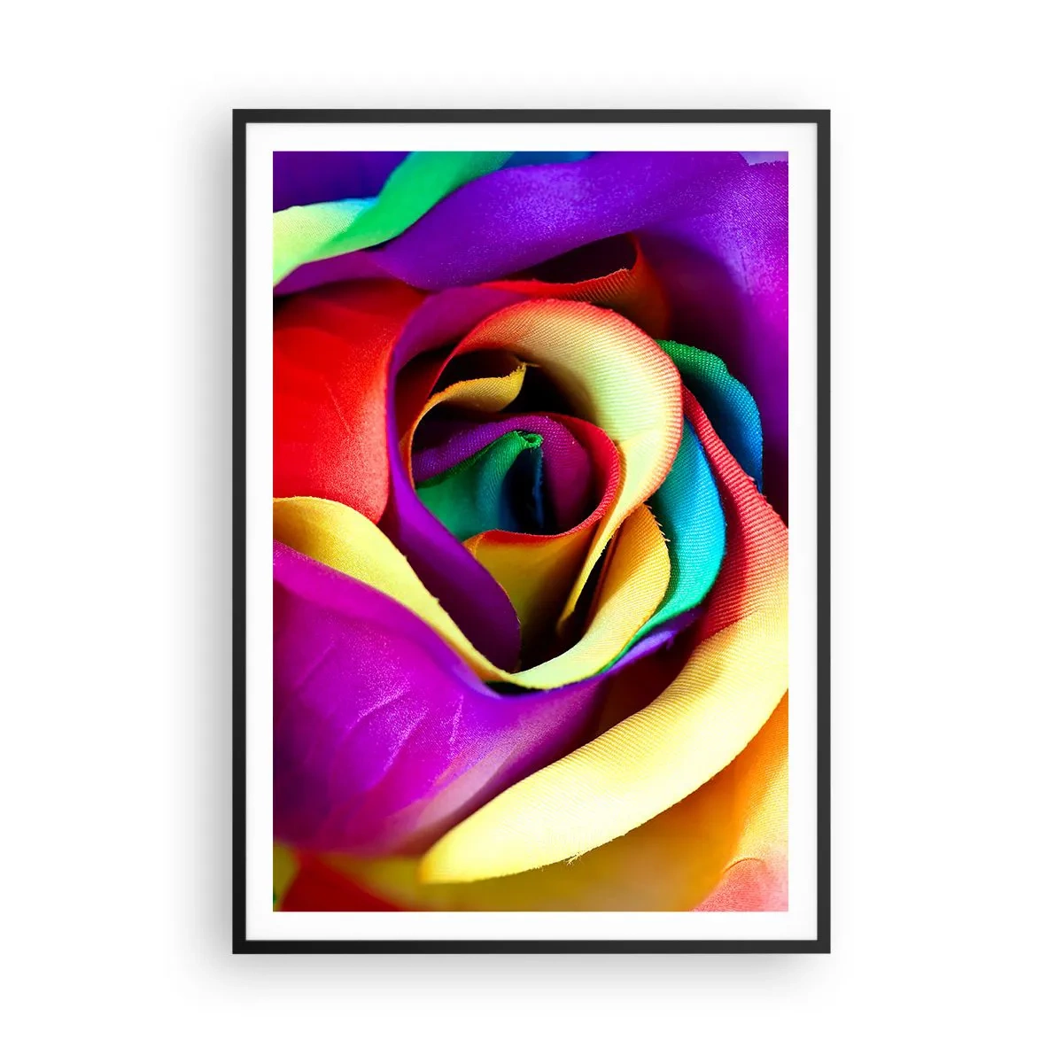 Poster in cornice nera - È impossibile - 70x100 cm