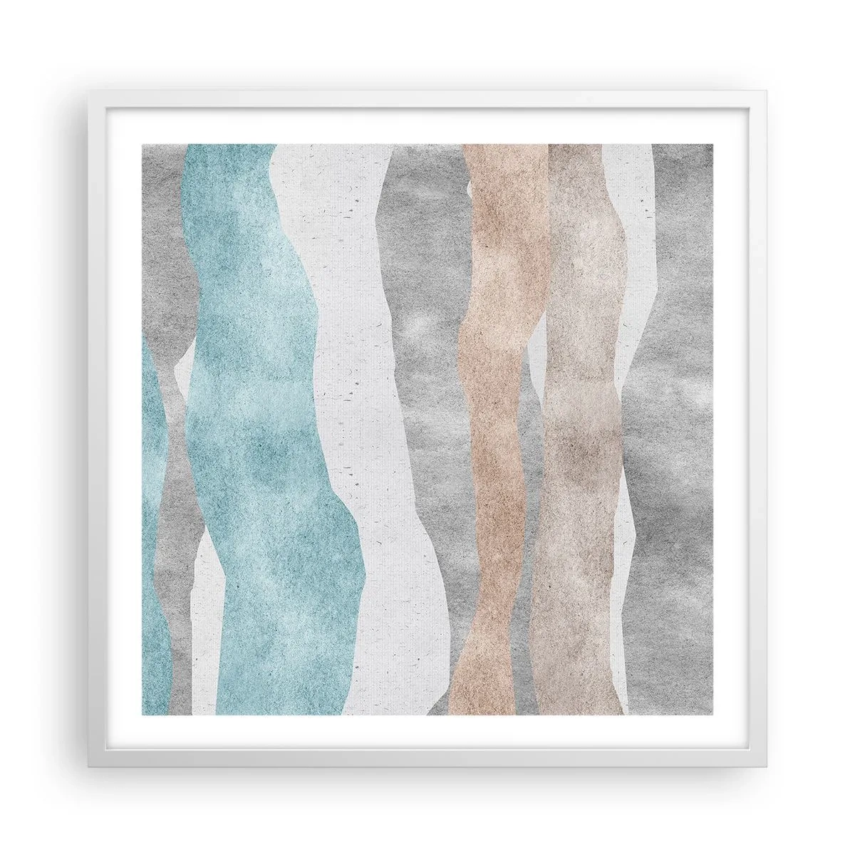 Poster in cornice bianca - Studio di prossimità - 60x60 cm