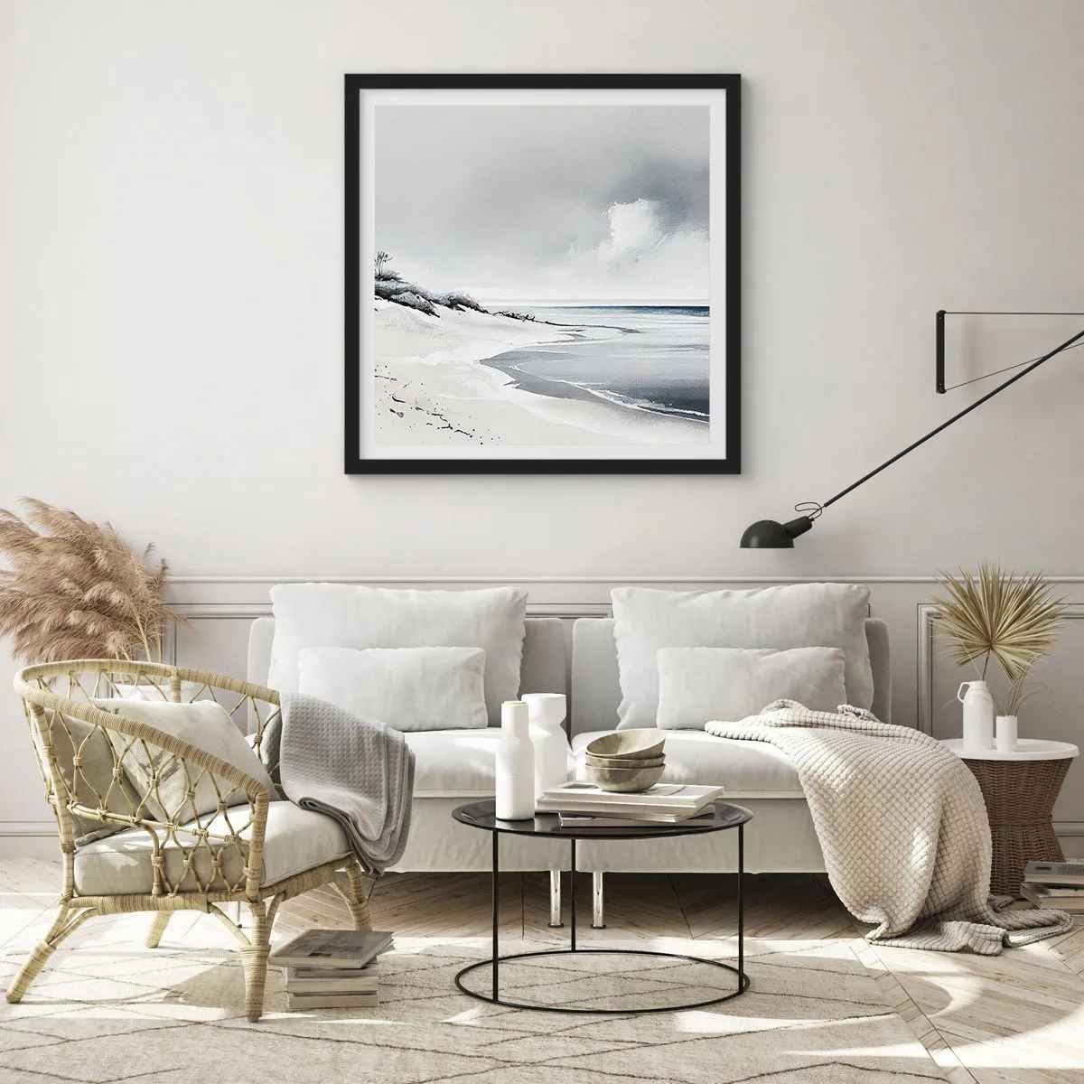 Poster in cornice nera - Insieme da sempre - 30x30 cm